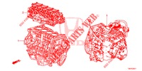 MOTOREINHEIT/GETRIEBE KOMPL. (2.0L) für Honda CR-V 2.0 S 5 Türen 5 gang automatikgetriebe 2014
