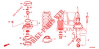 STOSSDAEMPFER HINTEN  für Honda CR-V 2.0 S 5 Türen 5 gang automatikgetriebe 2014