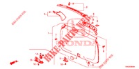 HECKKLAPPENVERKLEIDUNG/ TAFELVERKLEIDUNG, HINTEN(2D)  für Honda CR-V 2.0 COMFORT 5 Türen 6 gang-Schaltgetriebe 2015
