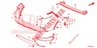 HINTERER STOSSFAENGER (2) für Honda CR-V 2.0 COMFORT 5 Türen 6 gang-Schaltgetriebe 2015