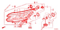SCHEINWERFER (2) für Honda CR-V 2.0 COMFORT 5 Türen 6 gang-Schaltgetriebe 2015