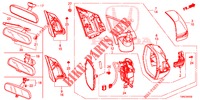 SPIEGEL/SCHIEBEDACH (3) für Honda CR-V 2.0 COMFORT 5 Türen 6 gang-Schaltgetriebe 2015