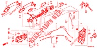 TUERSCHLOESSER, VORNE/AEUSSERER GRIFF  für Honda CR-V 2.0 COMFORT 5 Türen 6 gang-Schaltgetriebe 2015