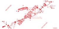 AUSPUFFROHR/SCHALLDAEMPFER (2.0L) für Honda CR-V 2.0 COMFORT 5 Türen 5 gang automatikgetriebe 2015