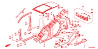 AUSSENBLECHE/DACHPLATTE  für Honda CR-V 2.0 COMFORT 5 Türen 5 gang automatikgetriebe 2015