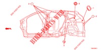 GUMMITUELLE (LATERAL) für Honda CR-V 2.0 COMFORT 5 Türen 5 gang automatikgetriebe 2015