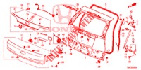 HECKKLAPPENPLATTE(2D)  für Honda CR-V 2.0 COMFORT 5 Türen 5 gang automatikgetriebe 2015