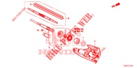 HECKSCHEIBENWISCHER  für Honda CR-V 2.0 COMFORT 5 Türen 5 gang automatikgetriebe 2015