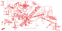 SERVOLENKGETRIEBE (LH) für Honda CR-V 2.0 COMFORT 5 Türen 5 gang automatikgetriebe 2015