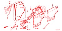 TUERBLECHE, HINTEN(4D)  für Honda CR-V 2.0 COMFORT 5 Türen 5 gang automatikgetriebe 2015