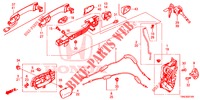 TUERSCHLOESSER, VORNE/AEUSSERER GRIFF  für Honda CR-V 2.0 COMFORT 5 Türen 5 gang automatikgetriebe 2015