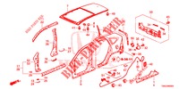 AUSSENBLECHE/DACHPLATTE  für Honda CR-V 2.0 ELEGANCE 5 Türen 6 gang-Schaltgetriebe 2015