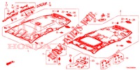 DACHVERKLEIDUNG (1) für Honda CR-V 2.0 ELEGANCE 5 Türen 6 gang-Schaltgetriebe 2015