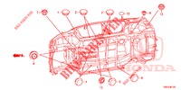 GUMMITUELLE (INFERIEUR) für Honda CR-V 2.0 ELEGANCE 5 Türen 6 gang-Schaltgetriebe 2015