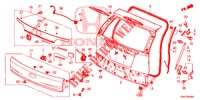 HECKKLAPPENPLATTE(2D)  für Honda CR-V 2.0 ELEGANCE 5 Türen 6 gang-Schaltgetriebe 2015
