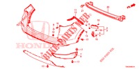 HINTERER STOSSFAENGER (2) für Honda CR-V 2.0 ELEGANCE 5 Türen 6 gang-Schaltgetriebe 2015