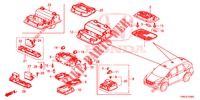 INNENLEUCHTE  für Honda CR-V 2.0 ELEGANCE 5 Türen 6 gang-Schaltgetriebe 2015