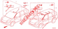 KABELBAUM (LH) (4) für Honda CR-V 2.0 ELEGANCE 5 Türen 6 gang-Schaltgetriebe 2015