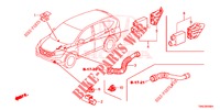 KLIMAANLAGE (SENSEUR/CLIMATISEUR D'AIR AUTOMATIQUE) für Honda CR-V 2.0 ELEGANCE 5 Türen 6 gang-Schaltgetriebe 2015