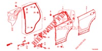 TUERBLECHE, HINTEN(4D)  für Honda CR-V 2.0 ELEGANCE 5 Türen 6 gang-Schaltgetriebe 2015