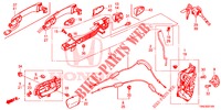 TUERSCHLOESSER, VORNE/AEUSSERER GRIFF  für Honda CR-V 2.0 ELEGANCE 5 Türen 6 gang-Schaltgetriebe 2015