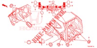 GUMMITUELLE (ARRIERE) für Honda CR-V 2.0 ELEGANCE 5 Türen 5 gang automatikgetriebe 2015
