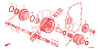HAUPTWELLE/KUPPLUNG (4EME 5EME) für Honda CR-V 2.0 ELEGANCE 5 Türen 5 gang automatikgetriebe 2015