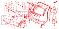 HECKKLAPPENPLATTE(2D)  für Honda CR-V 2.0 ELEGANCE 5 Türen 5 gang automatikgetriebe 2015