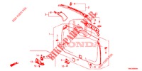 HECKKLAPPENVERKLEIDUNG/ TAFELVERKLEIDUNG, HINTEN(2D)  für Honda CR-V 2.0 ELEGANCE 5 Türen 5 gang automatikgetriebe 2015
