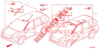 KABELBAUM (LH) (4) für Honda CR-V 2.0 ELEGANCE 5 Türen 5 gang automatikgetriebe 2015