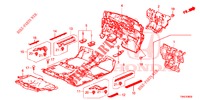 BODENMATTE/ISOLATOR (3) für Honda CR-V 2.0 EXCLUSIVE NAVI 5 Türen 6 gang-Schaltgetriebe 2015