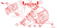 GUMMITUELLE (ARRIERE) für Honda CR-V 2.0 EXCLUSIVE NAVI 5 Türen 6 gang-Schaltgetriebe 2015