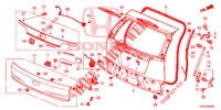 HECKKLAPPENPLATTE(2D)  für Honda CR-V 2.0 EXCLUSIVE NAVI 5 Türen 6 gang-Schaltgetriebe 2015