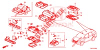 INNENLEUCHTE  für Honda CR-V 2.0 EXCLUSIVE NAVI 5 Türen 6 gang-Schaltgetriebe 2015