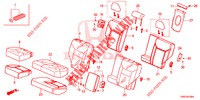 RUECKSITZ/SITZGURT,(2D)  für Honda CR-V 2.0 EXCLUSIVE NAVI 5 Türen 6 gang-Schaltgetriebe 2015