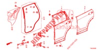 TUERBLECHE, HINTEN(4D)  für Honda CR-V 2.0 EXCLUSIVE NAVI 5 Türen 6 gang-Schaltgetriebe 2015