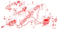 TUERSCHLOESSER, HINTEN/AEUSSERER GRIFF  für Honda CR-V 2.0 EXCLUSIVE NAVI 5 Türen 6 gang-Schaltgetriebe 2015