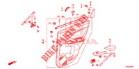 TUERVERKLEIDUNG, HINTEN(4D)  für Honda CR-V 2.0 EXCLUSIVE NAVI 5 Türen 6 gang-Schaltgetriebe 2015