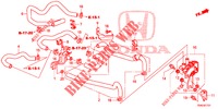WASSERSCHLAUCH/HEIZUNGSSCHACHT (LH) (2.0L) für Honda CR-V 2.0 EXCLUSIVE NAVI 5 Türen 6 gang-Schaltgetriebe 2015