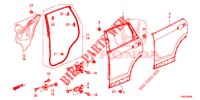 TUERBLECHE, HINTEN(4D)  für Honda CR-V 2.0 EXCLUSIVE NAVI 5 Türen 5 gang automatikgetriebe 2015