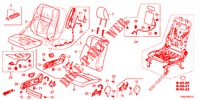 VORDERSITZ/SITZGURTE (D.) für Honda CR-V 2.0 EXCLUSIVE NAVI 5 Türen 5 gang automatikgetriebe 2015