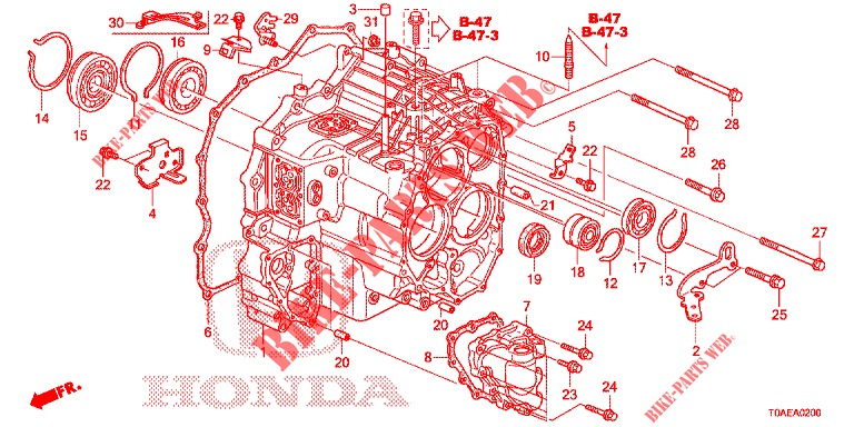 SERVOLENKGETRIEBE  für Honda CR-V 2.0 EXCLUSIVE NAVI 5 Türen 5 gang automatikgetriebe 2015