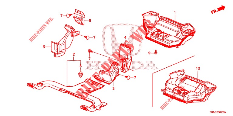ZULEITUNGSROHR/ENTLUEFTUNGSROHR  für Honda CR-V 2.0 EXCLUSIVE NAVI 5 Türen 5 gang automatikgetriebe 2015