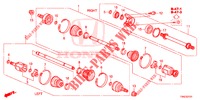 ANTRIEBSWELLE, VORNE/HALBWELLE (2.0L) für Honda CR-V 2.0 EXCLUSIVE L 5 Türen 6 gang-Schaltgetriebe 2015