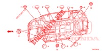 GUMMITUELLE (INFERIEUR) für Honda CR-V 2.0 EXCLUSIVE L 5 Türen 6 gang-Schaltgetriebe 2015