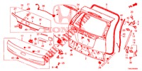 HECKKLAPPENPLATTE(2D)  für Honda CR-V 2.0 EXCLUSIVE L 5 Türen 6 gang-Schaltgetriebe 2015