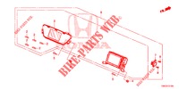 MITTLERES DISPLAY (LH) für Honda CR-V 2.0 EXCLUSIVE L 5 Türen 6 gang-Schaltgetriebe 2015