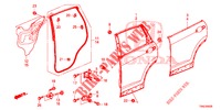 TUERBLECHE, HINTEN(4D)  für Honda CR-V 2.0 EXCLUSIVE L 5 Türen 6 gang-Schaltgetriebe 2015
