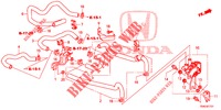 WASSERSCHLAUCH/HEIZUNGSSCHACHT (LH) (2.0L) für Honda CR-V 2.0 EXCLUSIVE L 5 Türen 6 gang-Schaltgetriebe 2015