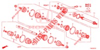ANTRIEBSWELLE, VORNE/HALBWELLE (2.0L) für Honda CR-V 2.0 EXCLUSIVE L 5 Türen 5 gang automatikgetriebe 2015